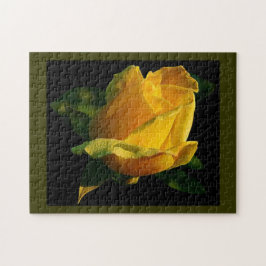Große gelbe Rose Puzzle