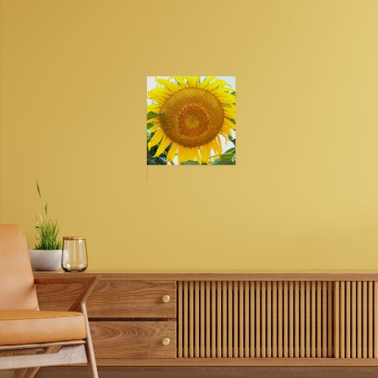 Große gelbe Sonnenblume Floral Poster (Wohnzimmer 2)