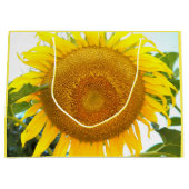 Große gelbe Sonnenblume Geschenktüte (Vorderseite)