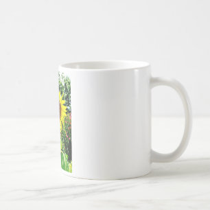 Große gelbe Sonnenblume Kaffeetasse