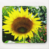 Große gelbe Sonnenblume Mousepad (Vorne)