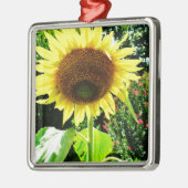 Große gelbe Sonnenblume Ornament Aus Metall (Links)