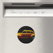 Große gelbe Taxe Magnet (In Situ (Geschirrspüler))