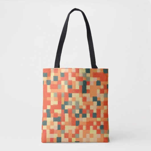 Große Geometrie: Nahtloses Abstraktes Muster. Tasche (Vorderseite)