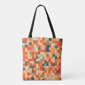 Große Geometrie: Nahtloses Abstraktes Muster. Tasche (Rückseite)