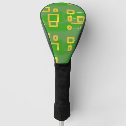 Große geometrische Otterbox Golf Headcover (Vorderseite)
