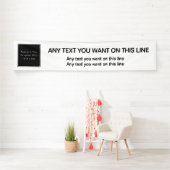 Große Geschäfts-Logo-Fahnen-Schablone Banner (Insitu)