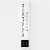 Große Geschäfts-Logo-Fahnen-Schablone Banner (Vertikal)