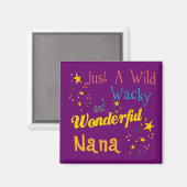 Große Geschenke für Nanas Magnet (Vorderseite/Rückseite)