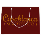 Große Geschenktasche Casablancas Marocco Geschenktüte (Vorderseite)
