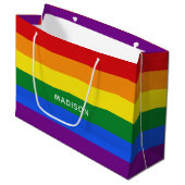 Große Geschenktasche des Geschenktüte (Vorderseite Schrägansicht)