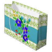 Große Geschenktasche für jeden Fall Geschenktüte (Vorderseite Schrägansicht)