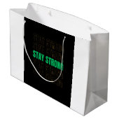 Große Geschenktasche Geschenktüte (Rückseite Schrägansicht)