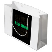 große Geschenktasche Geschenktüte (Rückseite Schrägansicht)