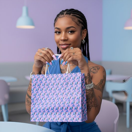 Große Geschenktasche Stitch Geschenktüte