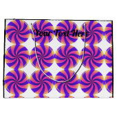 Große Geschenktaschen mit schwarzem Text Totbeutel Geschenktüte (Rückseite)