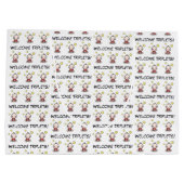 große Geschenktüte für Triplets, Verpackungspapier (Rückseite)