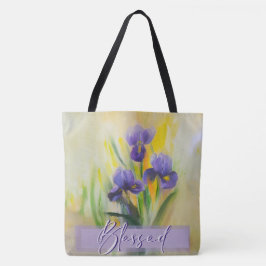 Große, gesegnete Iris-Tasche Tasche