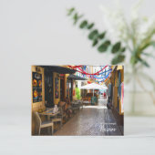 Große Gespräche in Nazare, Portugal Postkarte (Stehend Vorderseite)