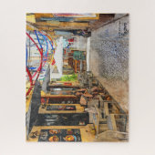 Große Gespräche in Nazare, Portugal Puzzle (Vertikal)