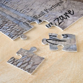 Große Gespräche in Nazare, Portugal Puzzle (Seite)