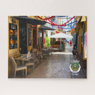 Große Gespräche in Nazare, Portugal Puzzle