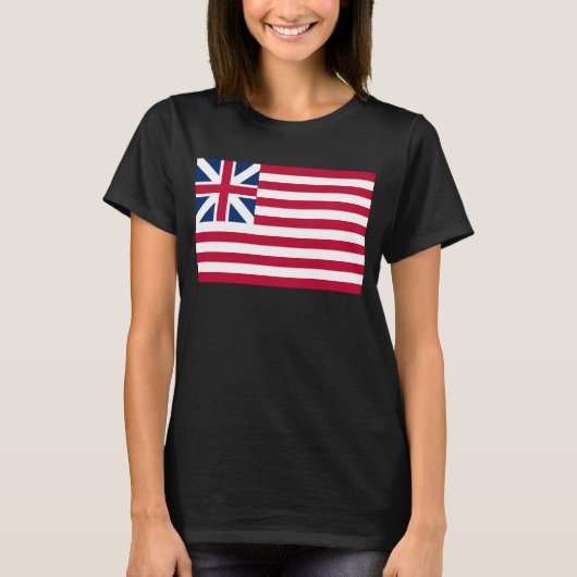 Große Gewerkschaft, 1. Flagge der USA Langschläfer T-Shirt (Vorderseite)