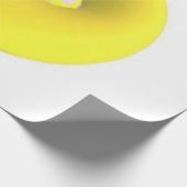 GROSSE GIANTE EXTRA GROSSE GELBE ABSTRAKTE KUNST GESCHENKPAPIER (Ecke)