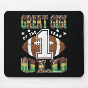 Große Gigi des 1-jährigen Fußballs 1. Jahr Mousepad