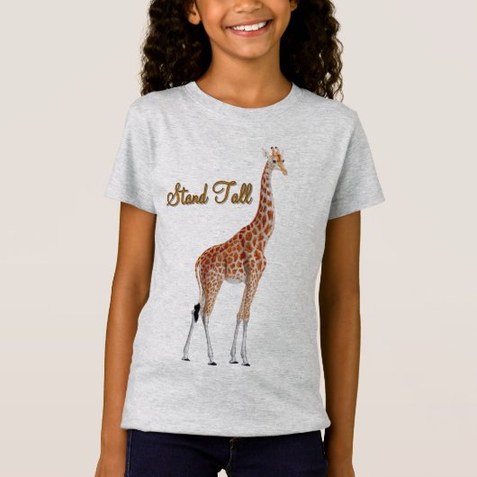 Große Giraffe T-Shirt (Vorderseite)