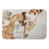 Große Giraffenbadmatte Badematte (Vorderseite)