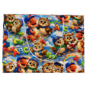 Große glänzende Geschenktüte de (Rückseite)