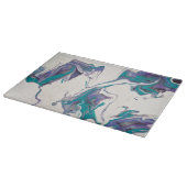 Große Glasschneidplatte Schneidebrett (Ecke)