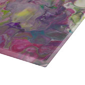 Große Glasschneidplatte Schneidebrett (Ecke)