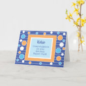 Große Glückwunsch der Berichtskarte! Karte (Gelbe Blume)