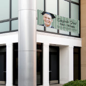 Große Glückwünsche Abschluss Grüne Linien Männer B Banner (Äußeres Gebäude)