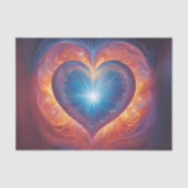 Große, glühende Herzenttäuschung Seidenpapier (Vorderseite)