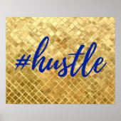 Große Gold Foil Effect Hustle Poster (Vorne)