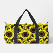 Große goldgelbe Sonnenblumen Duffle Bag (Vorderseite)