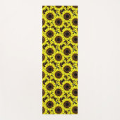 Große goldgelbe Sonnenblumen Yogamatte (Vorderseite)