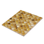 Große GoldGlitzer-Meerjungfrau stuft Fliese (Seite)