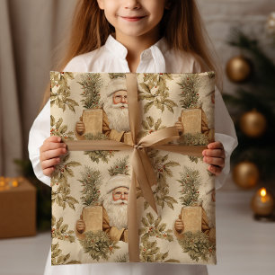 Große Goldkarte mit Buchumschlagpapier Geschenkpapier