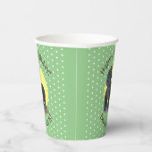 Große Gorilla-Cartoon-Abbildung Pappbecher (Rechts)