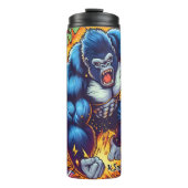 Große Gorilla-Explosion im Comic Thermosbecher (Vorderseite)