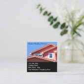 Große grafische Dachdecker-Berufliche Visitenkarte (Stehend Vorderseite)