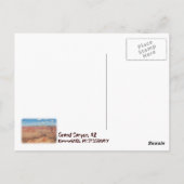 Große Grand Canyon Postcard! Postkarte (Rückseite)