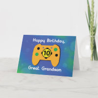 Große Grandson 10 Jahre Kontrolle zum Geburtstag G