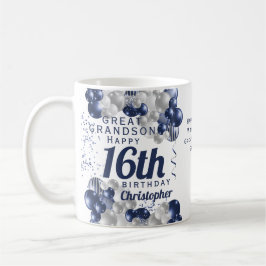 Große Grandson 16. Geburtstagsnacht Kaffeetasse