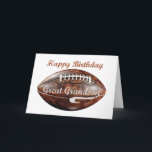 Große Grandson Birthday Grunge Große Fußball Karte<br><div class="desc">Die Große Grandson Birthday Grunge Large Football Karte ist eine ideale Wahl für Sportfans, die ein robustes und kühnes Design schätzen. Die Karte zeichnet sich durch eine dynamische Grunge-Ästhetik aus, die aus bedrückten Texturen und edgy Grafiken besteht, die ihr ein einzigartiges, modernes Ambiente verleihen. Die Vorderseite zu dominieren ist ein...</div>