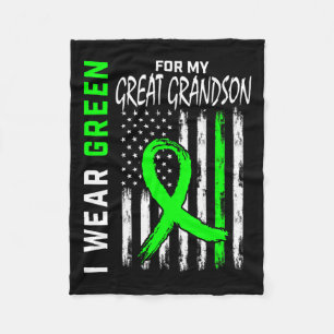 Große Grandson-Nierenerkrankung Zerebral Palsy-War Fleecedecke